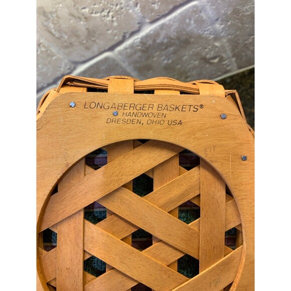 Vintage Longaberger 1997 Christmas Snowflake Basket EUC - Picture 7 of 9